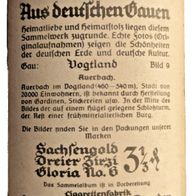 Nr . 9 Sammelk.-Sachsengold -Aus deutschen Gauen- Vogtland / Auerbach