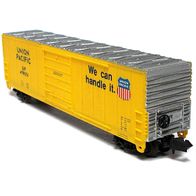 Box Car, 499501, Union Pacific R.R., gelb-silber, Life-Like, 7730, Ep3, Spur N