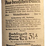 Zigarettenbild Nr. 14 Aus deutsches Gauen - Mittelfranken - Rothenburg