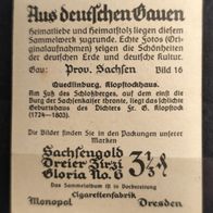 Bild 16 Zigarettenbild-Aus deutschen Gauen/Prov. Sachsen- Quedlingburg
