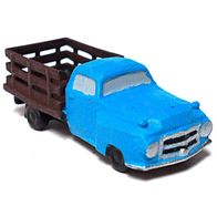 Chevrolet 3800 ´54 - ´59, Stake Bed, blau-braun, 3D-Druck, Ep3, Outland, Spur N