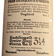 Nr . 2 Sammelk.-Sachsengold -Aus deutschen Gauen - Vogtland / Ölsnitz