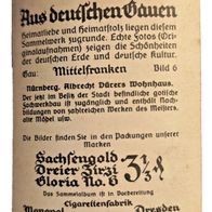 Zigarettenbild Nr. 6 -Aus deutschen Gauen-Mittelfranken / /ürnberg