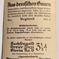 Nr . 12 Sammelk.-Sachsengold -Aus deutschen Gauen - Vogtland - Göltzschtalbrücke