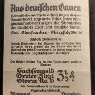 Zigarettenbild Nr. 16 -Aus deutschen Gauen-Oberfranken-Oberpfalz / /chloß Pottens