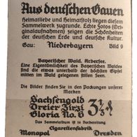 Bild 9 Zigarettenbild-Aus deutschen Gauen-Niederbayern / /rberfee