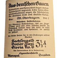 Nr. 2 Sammelk.-Sachsengold-Aus deutschen Gauen-Östl. Oberbayern / München