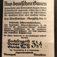 Zigarettenbild Nr. 23 -Aus deutschen Gauen-Oberfranken-Oberpfalz / /ayreuth