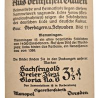 Zigarettenbild Nr. 11 Aus deutsches Gauen - Oberbayern u. Schwaben-Memmingen