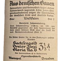 Nr.2 Sammelkarte-Sachsengold -Aus deutschen Gauen-Bielefeld/Westfalen