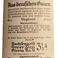 Nr . 10 Sammelk.-Sachsengold -Aus deutschen Gauen - Vogtland / Markneunkirchen