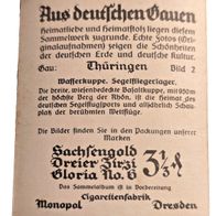 Nr. 2 Sammelkarte-Sachsengold-Aus deutschen Gauen-Wasserkuppe/Thüringen