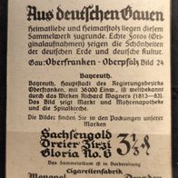 Zigarettenbild Nr. 24 -Aus deutschen Gauen-Oberfranken-Oberpfalz / /ayreuth