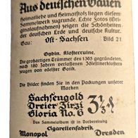 Nr . 21 Sammelk.-Sachsengold -Aus deutschen Gauen- Oybin-Klosterr / /st-Sachsen