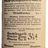 Zigarettenbild Nr. 3 -Aus deutschen Gauen-Mittelfranken / /ürnberg