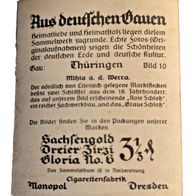 Nr.10 Sammelkarte-Sachsengold -Aus deutschen Gauen-Mihla a. d. Werra / /hüringen