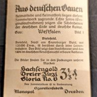 Zigarettenbild Nr. 1 -Aus deutschen Gauen-Westfalen/Bielefeld
