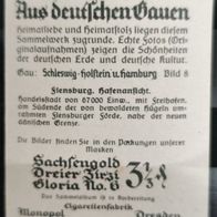 Bild 8 Zigarettenbild-Aus deutschen Gauen/Schleswig-Holstein-Hamburg/Flensburg