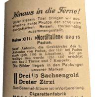 Bild 15 Hinaus in die Ferne ! Reise XIII : Norditalien - Padua -Zigarettenbild