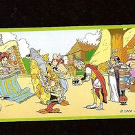 Ü - Ei Beipackzettel Asterix und Obelix feiern Geburtstag ! DE 099 EU Neutral