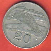 Simbabwe 20 Cents 1989