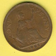 Großbritannien 1 Penny 1965