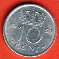 Niederlande 10 Cent 1959
