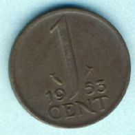 Niederlande 1 Cent 1953
