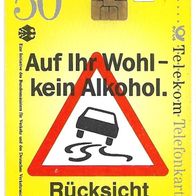 Telefonkarte - S 108 von 1993 , kein Alkohol , leer