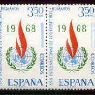 Spanien Mi. Nr. 1763 2-fach Internationales Jahr der Menschenrechte * * <