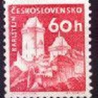 Tschechoslowakei Mi. Nr. 1190 Burgen und Schlösser: Karlstein * * <