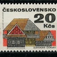 Tschechoslowakei Mi. Nr. 2083 Alte Bauwerke: Wohngebäude * * <