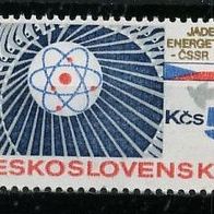 Tschechoslowakei Mi. Nr. 2906 Kernenergiewirtschaft * * <