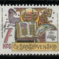 Tschechoslowakei Mi. Nr. 2960 A Internat. Briefmarkenausstellung * * <