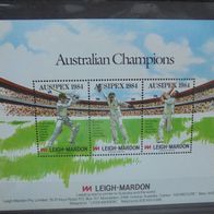 Australien Block Vignette * * - Champions Baseball 1984