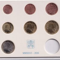 Vatikan KMS 2026 - 1 ct bis 1 €