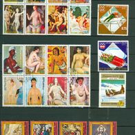 Afrika, Äquatorialguinea gestempelte Briefmarken wie auf den Bildern zu sehen