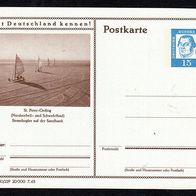 Bund Bildpostkarten BPK Mi. Nr. P 81 30/229 St. Peter-Ording / Strandsegler * <