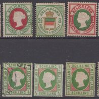 Altdeutschland Helgoland Gemischtes Lot