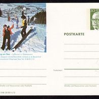 Bund Bildpostkarten BPK Mi. Nr. P 109 a9/88 Waging am See - Schiwandern * <