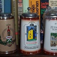 Bierkrug Zinndeckel Wicküler Flohmarkt Wuppertal 1991