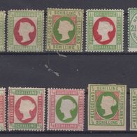 Altdeutschland Helgoland Gemischtes Lot # 5