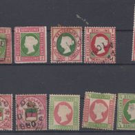 Altdeutschland Helgoland Gemischtes Lot # 11