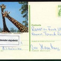Bund Bildpostkarten BPK Mi. Nr. P 134 i14/220 Hannover - Zoologischer Garten o <