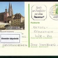 Bund Bildpostkarten BPK Mi. Nr. P 134 i15/231 Regensburg o <