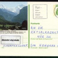 Bund Bildpostkarten BPK Mi. Nr. P 134 j1/14 Wilderswil bei Interlaken, Schweiz o <