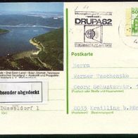 Bund Bildpostkarten BPK Mi. Nr. P 134 j4/61 Ferienland Waldeck - Korbach o <