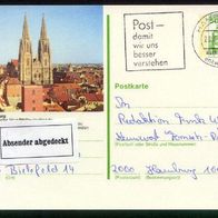 Bund Bildpostkarten BPK Mi. Nr. P 134 j6/82 Regensburg o <