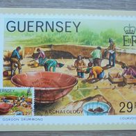 Guernsey MK Maximumkarte 250 - Europa 100 Jahre La Societe Archäologie 1982