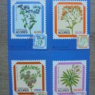 Azoren MK Maximumkarte 349/52 - Pflanzen Blumen 1982